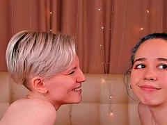 Babe, Blondinka, Fetiš, Poljubljanje, Lezbijke, Lizanje, Joške