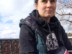 아마추어, 큰 가슴, 대학교, 독일인, 자연의 가슴, 야외의, 공개적인, 젖가슴