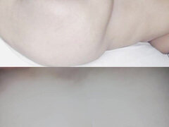 엉덩이, 크고 아름다운 여자, 큰 엉덩이, 콘돔, 커플, 집에서 만든, 인도네시아, 나이든
