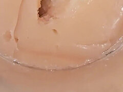 Camera Deep Inside Tight Pussy Captures Huge Cum Explosion