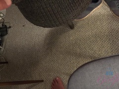 Leie, In den arsch, Braunhaarige, Besamung, Fussjob, Lingerie, Öl, Pov