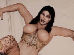 Tredimensionell, Första gången, Goth, Underkläder, Naken