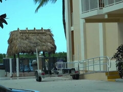 素人, フェラチオ, 茶髪の, 自家製, 公共, 三人, 妻