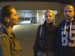 Kont, Blond, Pijpbeurt, Hondjeshouding, Kwartet, Openbaar, Strippen, Tiener