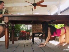 Popó, Hatalmas hátsó, Cumizás, Gesztenyebarna, Kutya póz, Kézimunka, Megütni, Tini