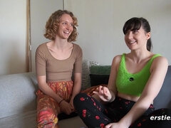 Любители, Блондинки, Немки, Натуральные сиськи, Киски, Бритые, Страпон, Игрушки