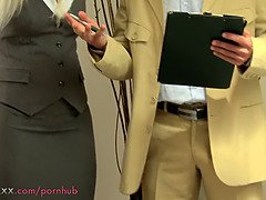 Mommy hd blondie busty cougar has multiple ejaculations