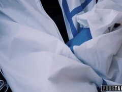 Blondin, Avsugning, Söt, Snopp, Naturlig, Fitta, Tonåring, Tuttar