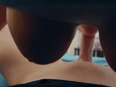 Rumpa, Stora tuttar, Blondin, Avsugning, Långt ner i halsen, Bröstvårtor, Pov, Fitta