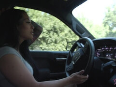 Mačiatko, Veľké kozy, Prsnatá, Auto, Výprask, Vonku, Pička, Kozičky