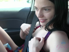 Enthousiasteling, Strand, Badpak, Flashing, Orgasme, Buiten, Gezichtspunt, Openbaar