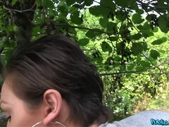 Amatør, Kukk suging, Utendørs, Synsvinkel, Offentlig