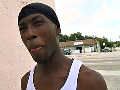 Amateur, Anal, Negro, Coche, Ébano, Gay, Al aire libre, Público