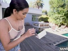 Obciąganie, Brunetka, Wytrysk, Kutas, Ciemna karnacja, Twarzowy, Kneblowanie, Jazda konna