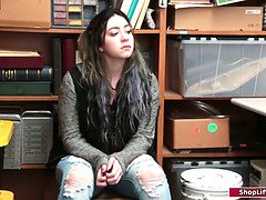 Curvy 18yo fucked by her officer stepdad