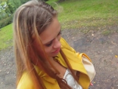 Amatør, Pik sutte, Europærer, Hårdt, Udendørs, Pov, Offentlig, Realitet