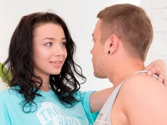 Anal, Stor rumpe, Store pupper, Kukk suging, Brunette, Bakfra, Slikking, Kort hår