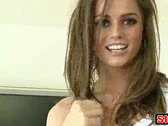 Tattoo, ball-sucking, small-tits