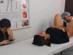 Biseksuell, Brunette, Pikk, Doktor, Latina, Lesbisk, Sykepleier, Orgie