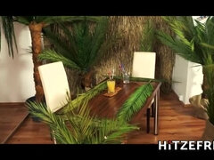 Grote mammen, Bruinharig, Sperma in mond, Sperma shot, Duits, Hd, Realiteit, Geschoren