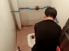 Asiatica, Bagno, Cinese, Cicciona, Gay, Masturbazione, Solo, Guardone