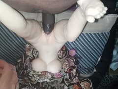 Pláž, Otec, Latex, Stockings