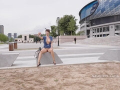 Amatoriale, Brunetta, Hd, Mamma che vorrei scoparmi, All'aperto, Pubblico, Figa, Tette