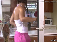 Pik sutte, Utro, Kondom, Tjekke, Far, Hårdt, Ridning, Teenager