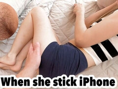 When I Stick with Iphone My Step Bros Used to Sniff My Hairy Virgin Bush