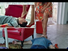 Ερασιτέχνης, Γυναικεία επιβολή, Ποδολαγνεία, Τακούνια, Ώριμη γυναίκα, Σκλάβος