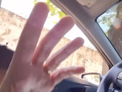 아마추어, 오랄섹스, 자동차, 잡힌, 음경, 공개동영상, 자위, 공개적인