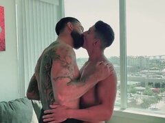 Amazing XXX hotel action with Jim Fit and Alpha Wolfe
