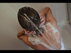 18, 淫乱熟女, 放尿, シャワー, ティーン