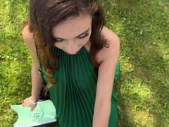 Kisbaba, Szépség, Szőke, Európai, Természetes mellek, Nézőpont, Elcsábított, Harisnya