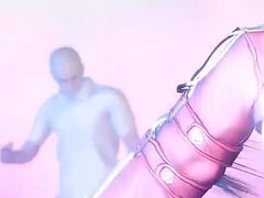 3D Blonde Asian Stripper Naked Her Skinny Body Got Fucked so Hard