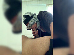 Amatorka, Arabskie, Duży kutas, Czarny, Obciąganie, Wytrysk