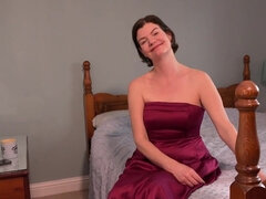 아마추어, 닫다, 할매, 머리카락이 많은, 나이든, 밀프, 엄마, 혼자