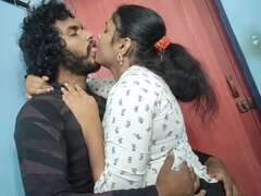 Hot Mallu Couple Lip Lock & Wild Sex - Long Kissing, Skirt Removal & Fucking
