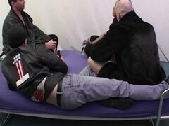 오랄섹스, 흑갈색 머리, 사정 샷, 음경, 그룹, 나이든, 젖가슴, 빈티지