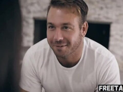 큰 엉덩이, 형제, 흑갈색 머리, 하드코어, 자연의 가슴, 보지, 거칠게, 여자 형제