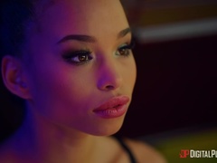 엉덩이, 항문핥기, 흑갈색 머리, 발, 자연의 가슴, 보지, 현실, 문신