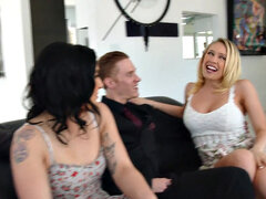 Blondynka, Obciąganie, Para, Domowej roboty, Mąż, Lizanie, Cipka, Żona