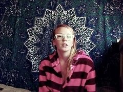 Masturbation, Rousse roux, Adolescente, Vibromasseur