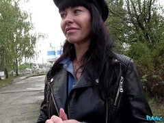 Thomas Hyka fucks Sasha Colibri in the woods