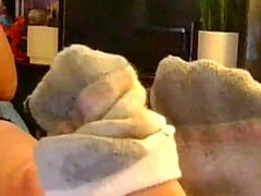 Amatőr, Tekintélyes didik, Gesztenyebarna, Lábfej fétis, Érett koros, Érett feleség, Zoknik, Tetkó