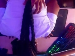 Anal, Noire, Éjaculation interne, Noir ébène, Domestique, Mère que j'aimerais baiser, Chatte, Rugueux