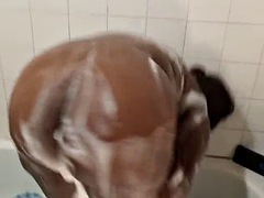 Testes gyönyörű hölgy, Tekintélyes didik, Fekete, Ébenfekete, Érett feleség, Nyilvános, Egyedül, Begyek