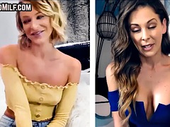 Blonde, Doigter, Lesbienne, Masturbation, Mère que j'aimerais baiser, Solo, Jouets, Webcam
