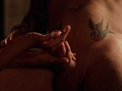 Blonde, Sucer une bite, Tir de sperme, Branlette thaïlandaise, Hd, Seins naturels, Rasée, Nénés