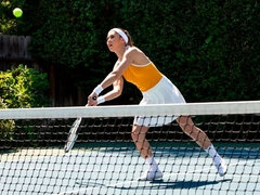 指いじり, キス, オマンコ, 剃毛, スカート, スポーツ, ストリッピング, オッパイの